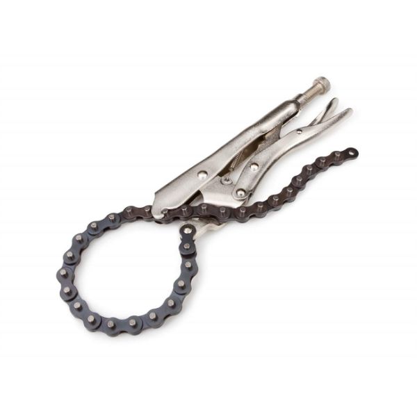 Picture of TPLCH10 XTRweld Pliers with Chain Locking 10" Steel Black Nickel Chrome