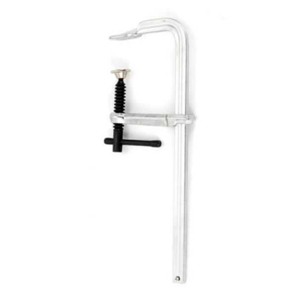 Picture of TCFF120600LD XTRweld 12 in Clamp, F, 600 PSI, Standard Pad, Steel Chrome