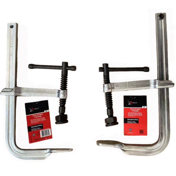 Picture of TCFF241200SD XTRweld 24 in Clamp, F, 1200 PSI, 3-P S-Pad, Steel Chrome