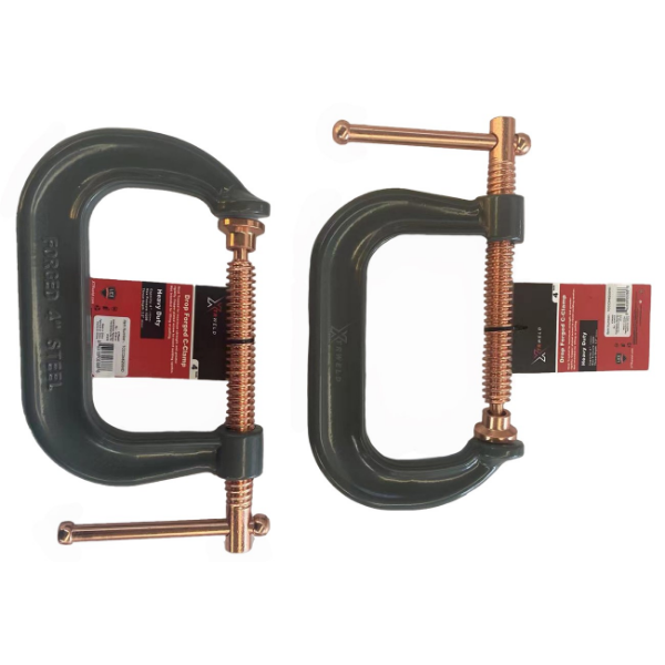 Picture of TCCC129300HD XTRweld 12in Clamp, C, 9300 PSI, Steel, Gray