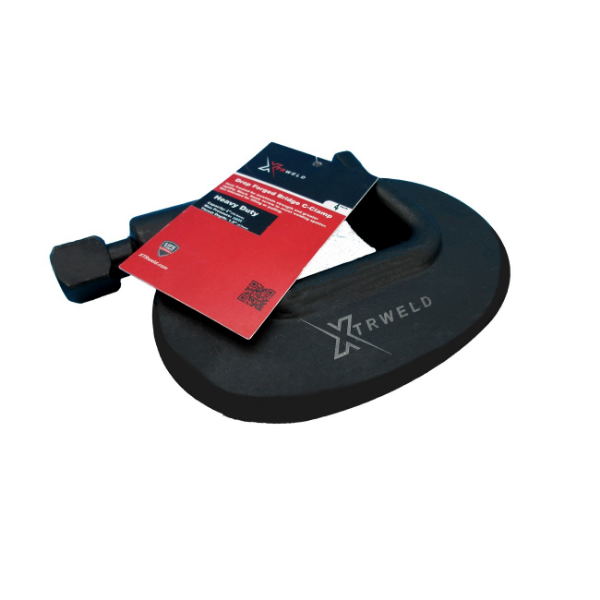 Picture of TCCB0420000HS XTRweld Clamp, 4.5", C, DF, Bridge, 20000 PSI, Steel, Black Oxide