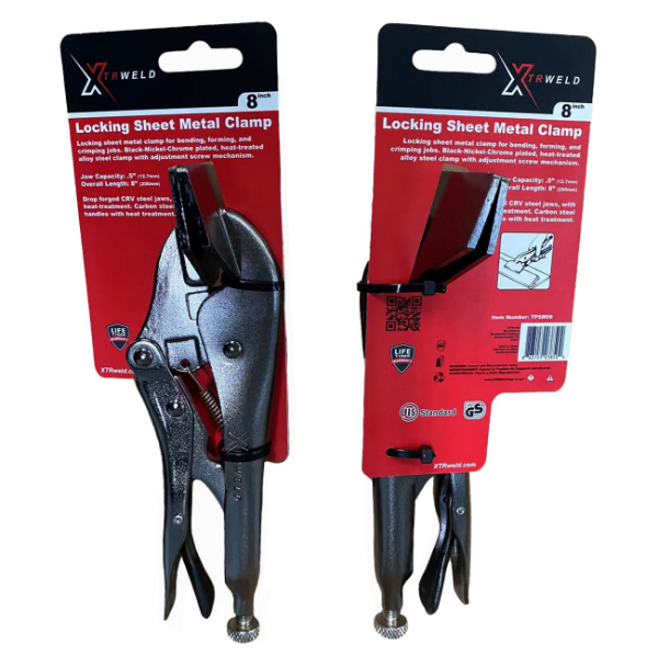 Picture of TPSM10 XTRweld 10 in Pliers, Sheet Metal, Steel Black Nickel Chrome